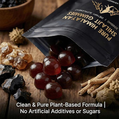 Gummies,All-Natural Sugar-Free Vegan, 60 Gummies (1PCS)