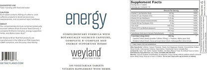 Energy | Complimentary Formula w/Botanically Sourced Caffeine | Complete B-Complex & Energy Supportive Herbs (Pack of 2)