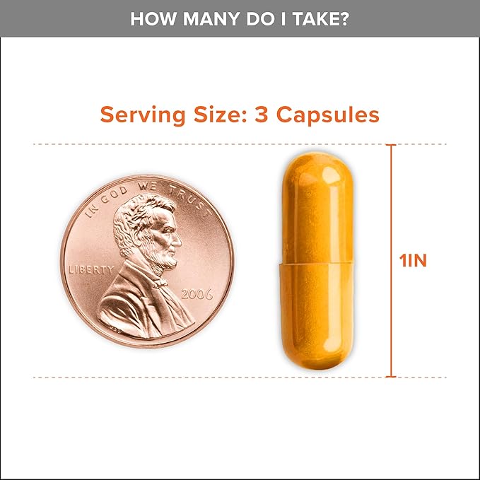Qunol Turmeric Curcumin Supplement, Turmeric 1500mg With Ultra High Absorption, Joint Support Supplement, Extra Strength Turmeric Capsules, 2 Month Supply, 180 Count (Pack of 1)