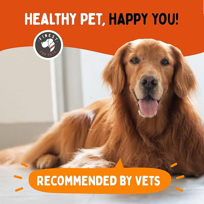Liquid Glucosamine for Dogs with Chondroitin, MSM & Hyaluronic Acid (32oz). Hip & Joint Supplement Supports Better Mobility & Promotes New Cartilage. Eases Joint Stiffness. Rejenease, Made in USA