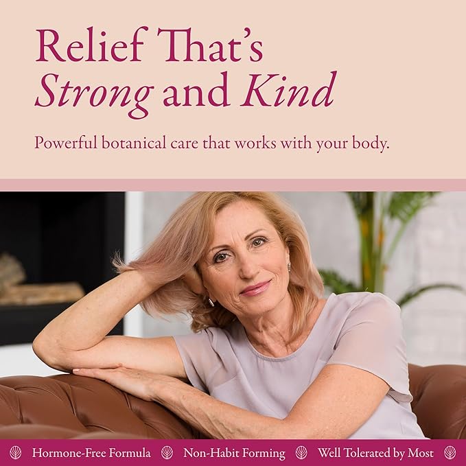 Menopause Supplements For Women | Natural Menopause Relief & Hot Flash Relief | Perimenopause Vitamins | Hormone-Free, Night Sweats & Sleep Support | Wellfern