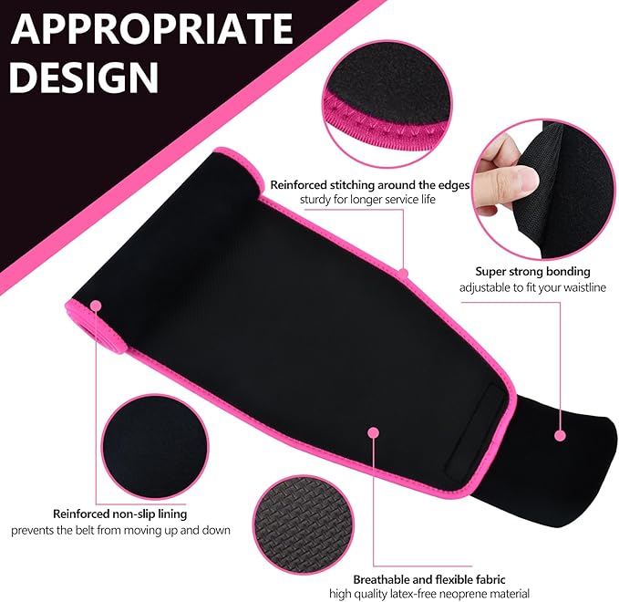 Lisacool Waist Trainer for Women,Waist Sweat Band for Women,Belt for Weight Loss, Belly Band,Stomach Wrap Lumbar Support