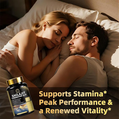 Shilajit for Men with Sea Moss & Ashwagandha,12 in 1 Hima*Layan Shilajit Supplements Capsules with Coenzyme Q10, Fulvic Acid & Humic Acid, Lion's Mane, Support Energy & Immunity, 120 Counts