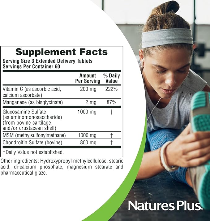 NaturesPlus Ultra Rx-Joint - 180 Tablets, Pack of 2 - Supports Healthy Joint Function - with Glucosamine, Chondroitin & MSM - Gluten Free - 120 Total Servings