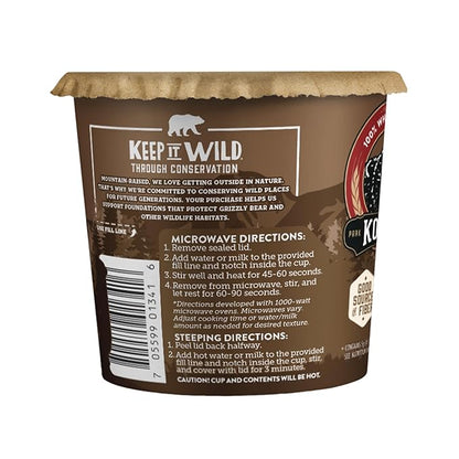 Kodiak Cakes Instant Protein Chocolate Chip Oatmeal in a Cup, 2.12oz (Pack of 12)