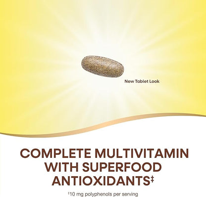 Nature's Way Alive! Daily Complete Multivitamin for Women, Supports Energy Metabolism, Hair, Skin & Nails*, B-Vitamins, Superfood Antioxidants, 50 Tablets (Packaging May Vary)