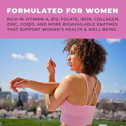 Beef Organ Supplement for Women - Beef Liver, Kidney, Heart and Uterus Tissue, Supports Women's Overall Energy and Health - Pasture Raised in New Zealand - No Fillers or Flow Agents - 120 Capsules
