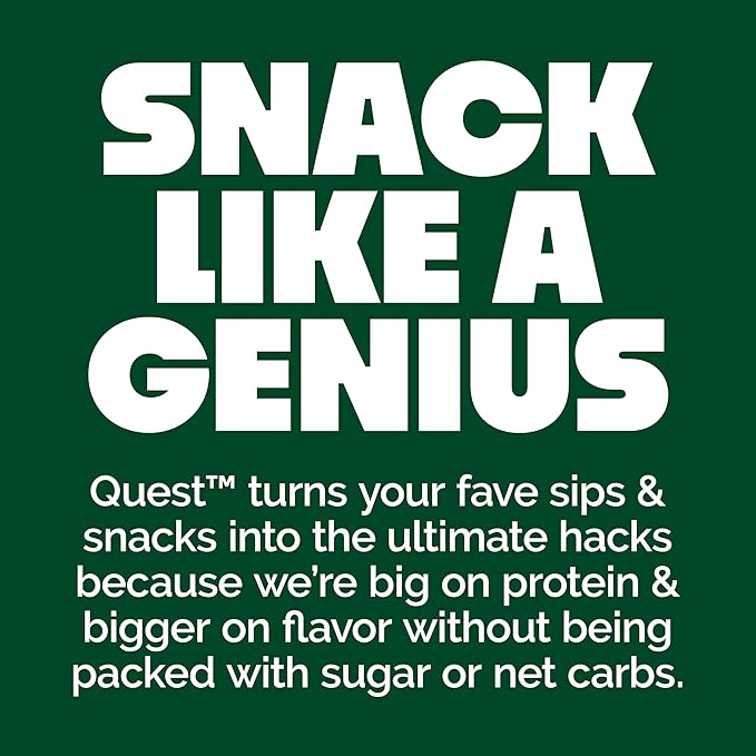 Quest Nutrition Chili Lime Tortilla Style Protein Chips, 20g Protein, 3g Net Carbs, Low Carb, Gluten Free, 1.1 oz (Pack of 4)