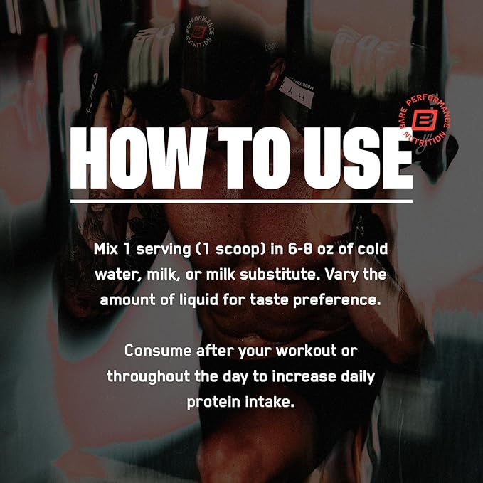 BARE PERFORMANCE NUTRITION, BPN Whey Protein + Casein Protein Powder Blend, Peanut Butter, 25g Protein per Serving Supports Lean Muscle Recovery, 27 Servings, Third Party Tested