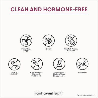 Fairhaven Health FertileCM Fertility Supplement for Women, Capsules - Fertile Cervical Mucus, Ovulation Cycle, Includes L-Arginine, N-Acetyl-Cysteine, Grape Seed Extract and Vitamin C - 90 Capsules