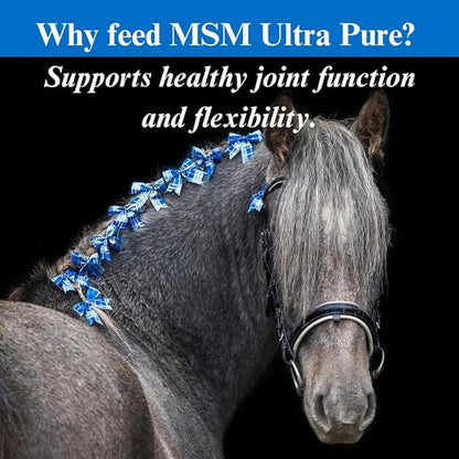 SU-PER MSM Ultra Pure Horse Joint Supplement - Helps Maintain Joint Mobility and Flexibility - 5 Pound, 7 Month Supply