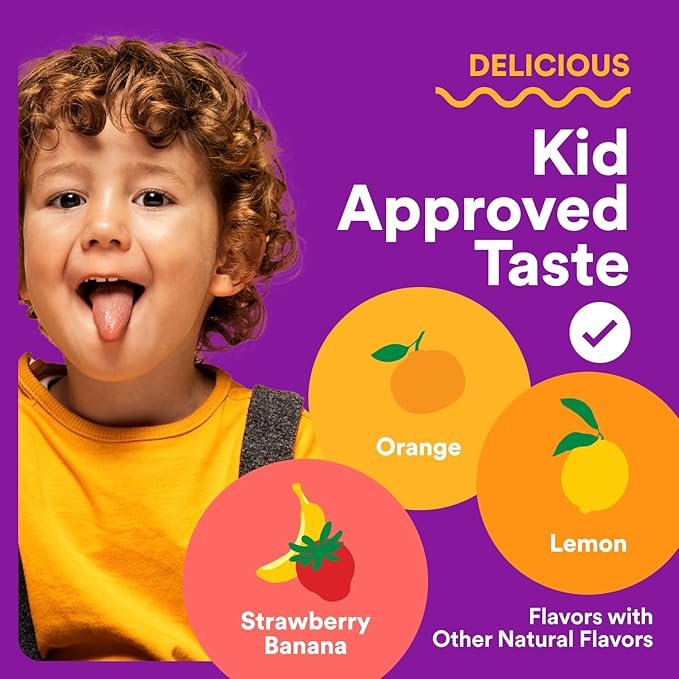 SmartyPants Toddler Multivitamin Gummies, Omega 3 (DHA/EPA), Vitamins D3, C, Vitamin B12, B6, A, K & Zinc, Biotin, Gluten Free, Three Fruit Flavors, 60 Count (30 Day Supply)