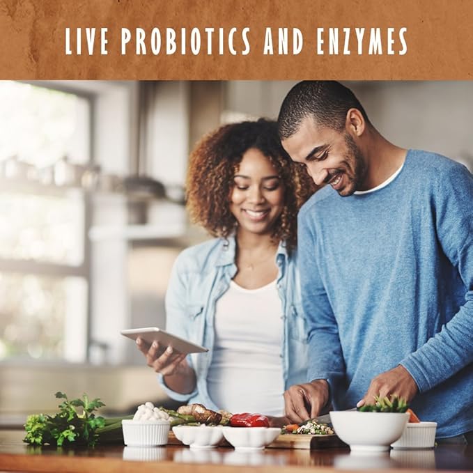 Garden of Life Organic Plant Protein Chocolate Flavor Protein Powder with Probiotics & Enzymes – Plant Based Powder, Amino Acids, Non-GMO, Grain-Free, Gluten-Free, Vegan, 10 Servings