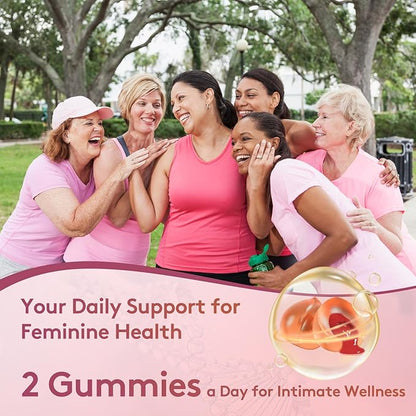Boost Beacon Women's Probiotic Gummies for Feminine Health | Cranberry Gummies for pH Balance & UTI Prevention | Vitamin C | Hormonal Support | 60ct Supplement Natural