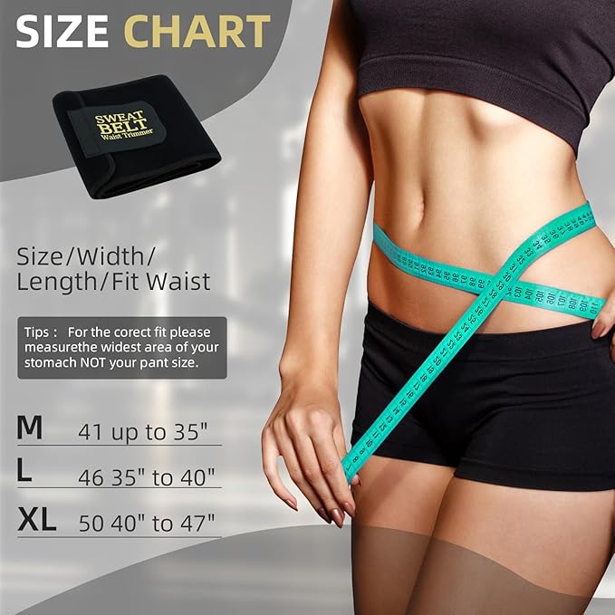 Lisacool Waist Trainer for Women,Waist Sweat Band for Women,Belt for Weight Loss, Belly Band,Stomach Wrap Lumbar Support