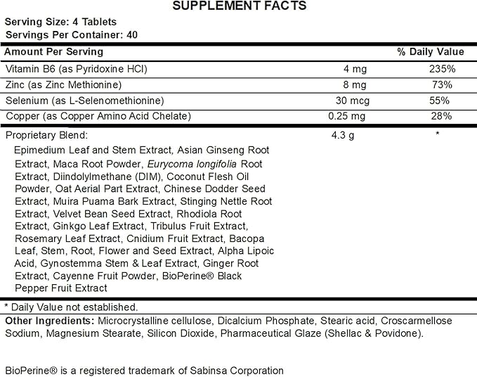 Diesel Test Hardcore by GET Diesel – Libido & Drive Support, PCT Formula for Estrogen Balance & Confidence with Tribulus, Maca & Zinc