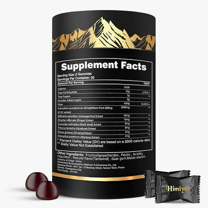 Himiyer Botanical Gummies – Multi-Ingredient Dietary Supplement, 60 Gummies