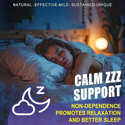 Nextdia Melatonin Free Sleep Gummies with Magnesium Glycinate, GABA, 5-HTP, L-Theanine, Valerian, Chamomile, Lemon Balm, Vitamin D3 & B6 - Hormone & Drug- Free, Non-Habit Forming,2 Pack