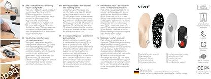 Pedag Viva | Leather Arch Support Inserts | Handmade in Germany | Plantar Fasciitis Relief | Heel Cushion | Activated Charcoal Odor Control | Metatarsal Support Pad | Tan | Men US 16/ EU 49