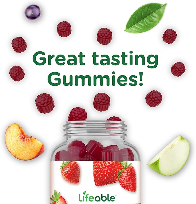 Lifeable Cranberry Gummies for Women | Great Tasting Cranberry Supplement | for Urinary Tract Health, Bladder & Kidney Support | Vegan and Non GMO Cranberries | 60 Count