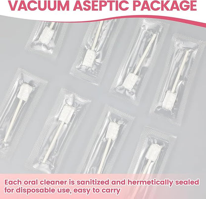 Baby Tongue Cleaner 48-Count, Newborn Oral Care Gauze Swabs – Soft Disposable Mouth Wipes for 0-36 Months, Travel-Pack Infant Tongue Brush Alternative