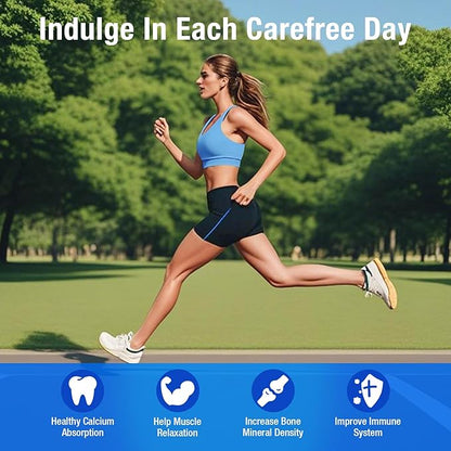 Calcium Citrate Magnesium Zinc Gummies, Calcium 1200 mg with Vitamin D3, B6, K2,B12 for Bone, Muscle, Immune Ultimate Absorption Calcium Supplement for Women and Men 60 Counts
