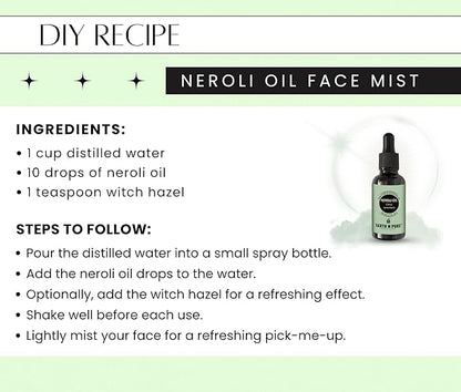 Earth N Pure Neroli Essential Oil Natural and Therapeutic Grade 50 ml
