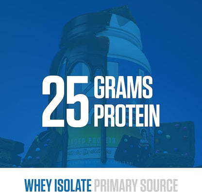 RYSE Loaded Protein Powder - Little Debbie Cosmic Brownie - 25g Whey Protein Isolate & Concentrate with Prebiotic Fiber & MCTs - Low Carb, Low Sugar, Digestive-Friendly - 20 Servings / 1.5 lb Tub