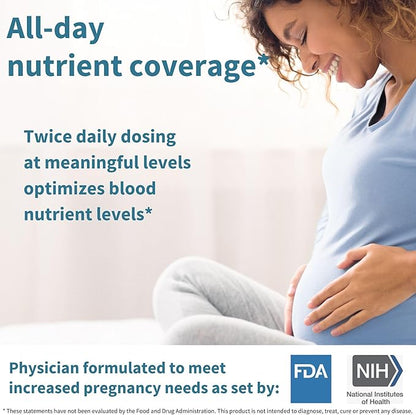 Igennus Methylated Prenatal Multivitamin for Women, Folate for MTHFR, High Absorption, Pure & Clean, Gentle Iron, Choline, Calcium & Magnesium, Vegan Pregnancy Vitamins, Halal, Non-GMO, 60 Tablets x 6