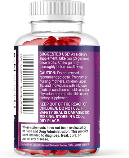 Joint Support Gummies - Glucosamine Plus Vitamin E Nature's Joint Support Supplement for Occasional Discomfort for Back, Knees & Hands - Cartilage & Joint Health & Flexibility Support - 60 Gummies