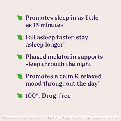 Natrol Melatonin + 5-HTP Time Release Sleep Aid, Triple Action Formula, Calm the Mind, Fall Asleep Faster and Stay Asleep Longer, 60 Bi-Layer Tablets, Up to a 60 Day Supply
