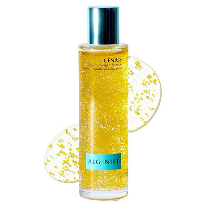 Algenist GENIUS Liquid Collagen Essence - Liquid Collagen Serum with Patented Alguronic Acid to Help Improve Skin Bounce, Elasticity & Radiance (100ml)