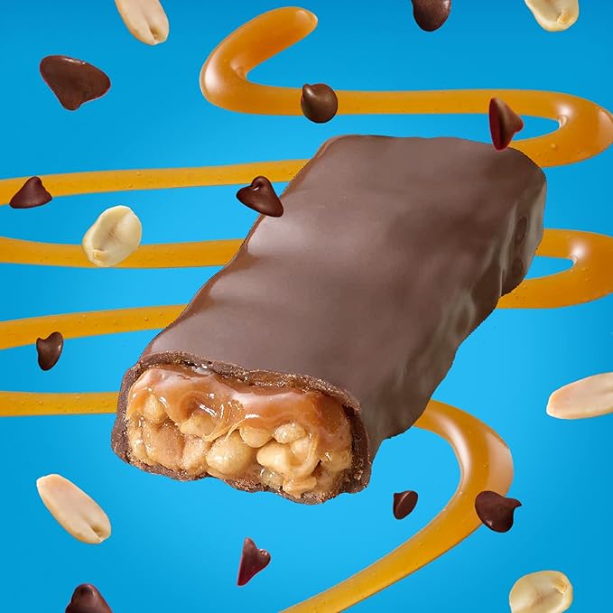 Fiber One Chewy Protein Bars, Caramel Nut, Protein Snacks, 1.17 oz, 5 ct (Pack of 4)