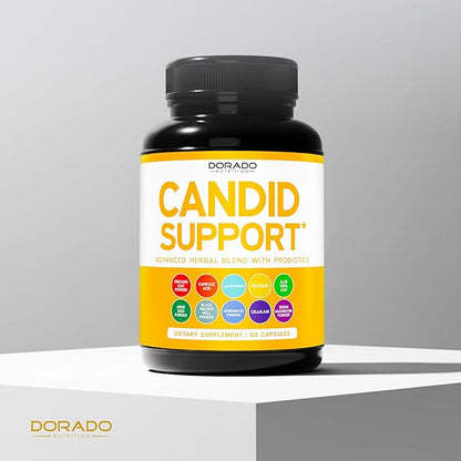 Candida Cleanse Detox (60 Count) Advanced 11-in-1 Formula for Overgrowth Treatment with Candida Killer Complex for Men and Women - Third Party Tested - Made in USA