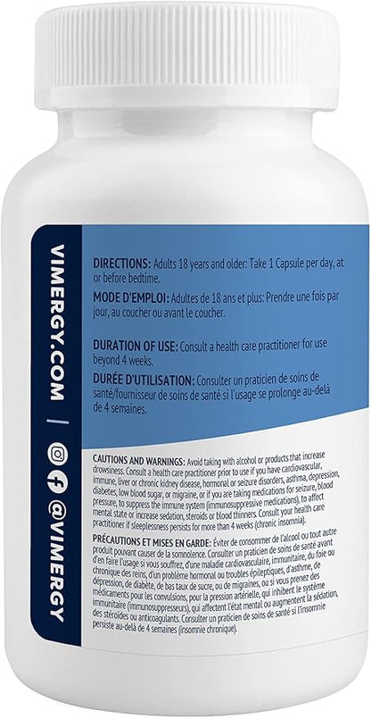 Vimergy Melatonin – Natural Sleep Aid – Sleep Supplement – Helps You Fall Asleep Faster & Stay Asleep Longer - Non-GMO, Gluten-Free, Kosher, Soy-Free, Vegan, Paleo (120 Counts)