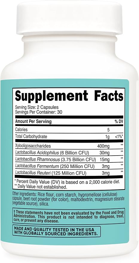 Nutricost Vaginal Probiotic for Women (10 Billion CFU) 60 Capsules - GMO-Free, Gluten-Free, 30 Servings