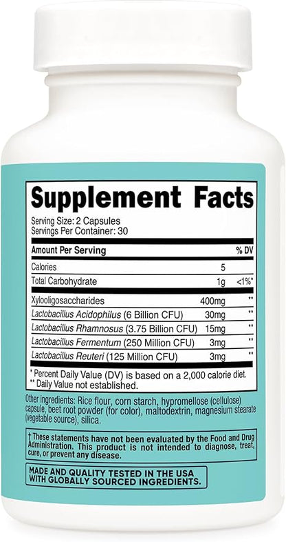 Nutricost Vaginal Probiotic for Women (10 Billion CFU) 60 Capsules - GMO-Free, Gluten-Free, 30 Servings