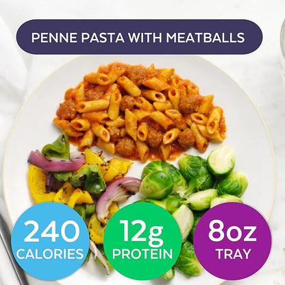 HMR Customer Favorites Entrée Pack | Ready to Eat Meals – Shelf Stable, No Refrigeration | Prepared Meals for Lunch or Dinner | 6 Premade, High-Protein, Low-Calorie | 7–8 oz Microwave-Ready