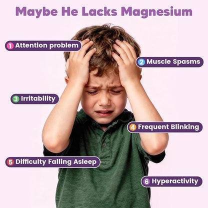Magnesium Glycinate Gummies for Kids & Adults - 400/200mg Magnesium Supplement with L-Theanine, Chamomile, D3 & K2, Kids Sleep Gummies Melatonin Free, for Zzz & Relax, Cognition - Sugar Free, 60 Ct