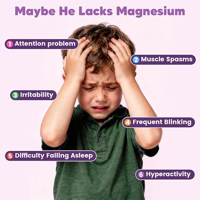 Magnesium Gummies for Kids & Adults - 400/200mg Magnesium Glycinate with L-Theanine, Chamomile, D3 & K2, Kids Sleep Gummies Melatonin Free, for Zzz & Relax, Cognition - Sugar Free, 60 C