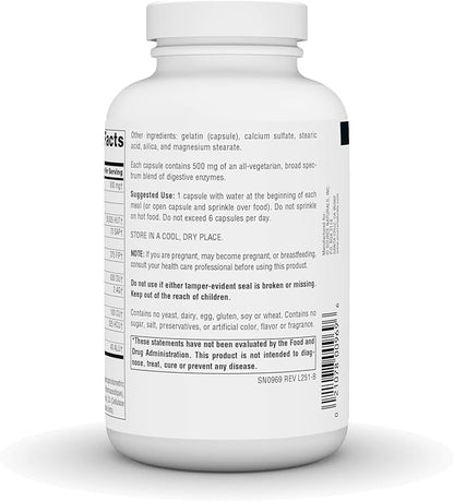 Source Naturals Essential Enzymes Digestive Aid* - 500mg - 240 Capsules