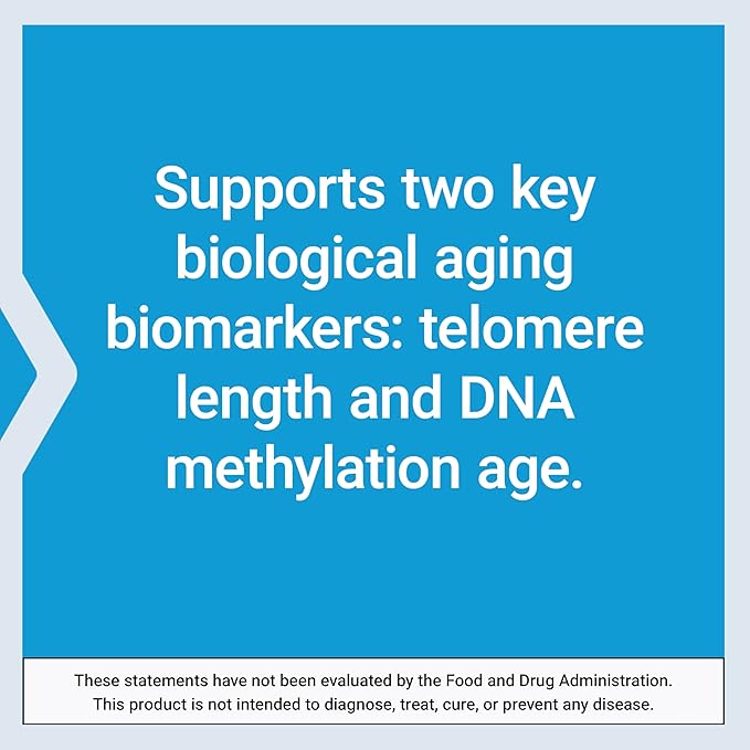 Life Extension® Biological Aging Defense, Healthy Aging Support, DNA methylation, telomere Supplement, Scarlet beebalm, Gluten-Free, Non-GMO, Vegetarian, 30 Capsules