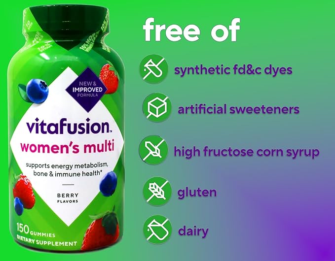 Vitafusion Women's Daily Multivitamin Gummy 150 Count