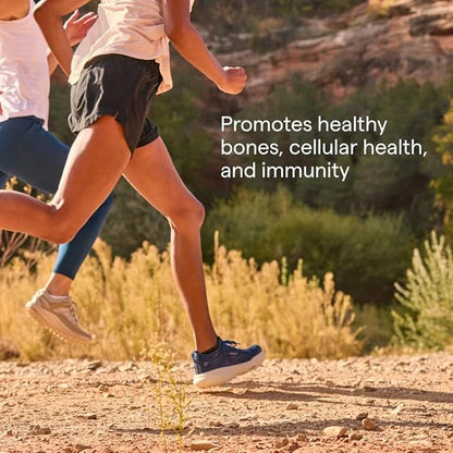 Trace Minerals Vitamin D3 + K2 Gummies - Bioavailable Vitamin Blend for Bone, Heart & Immune System Support - High-Potency - Plant-Based - Gluten-Free & Vegan - Strawberry - 60 Servings