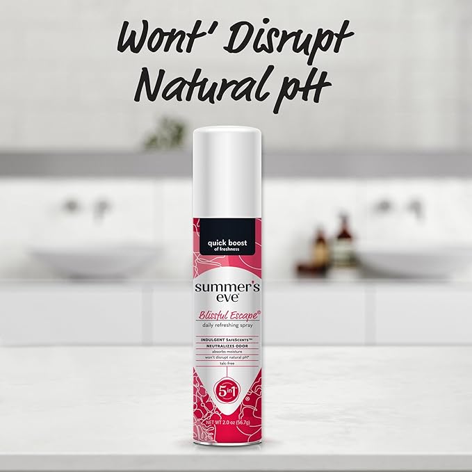 Summer's Eve Blissful Escape Daily Refreshing Feminine Spray, 2 oz (Pack of 2)