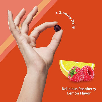 Garden of Life Vitamin Code D3 + K2 Gummies with Prebiotics & Probiotics for Digestion,2000 IU Vitamin D3 + 100 mcg K2 for Bone & ImmuneHealth forAdults,45 Raspberry Lemon Gummies(Pack of 2)