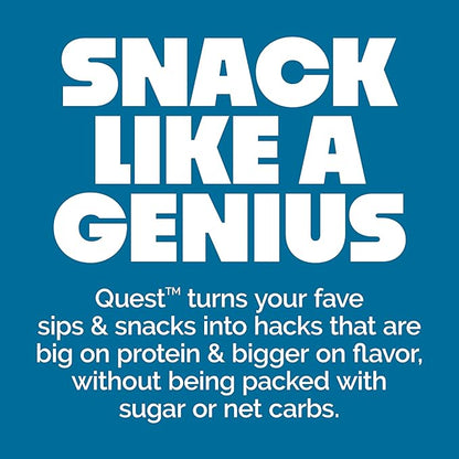 Quest Nutrition Cheese Lovers Variety Pack, Nacho Tortilla Style Protein Chips x4, Cheddar & Sour Cream Chips x4, Cheddar Blast Crackers x4, 12 Count