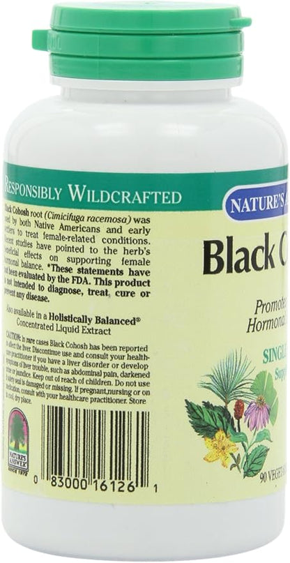 Nature's Answer Black Cohosh Root, 90-Count
