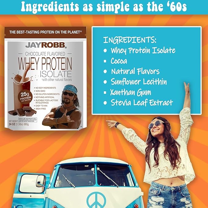 JAYROBB Whey Protein (1.5 Pound, Chocolate)
