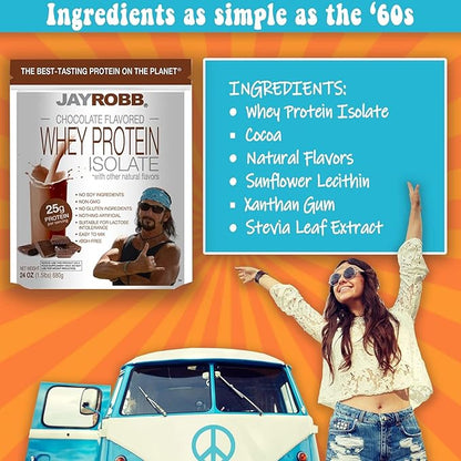 JAYROBB Whey Protein (1.5 Pound, Chocolate)